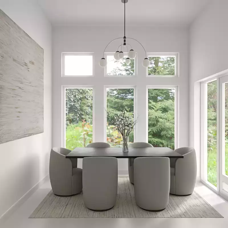 Modern, Classic, Glam Dining Room Design by Havenly Interior Designer Laura