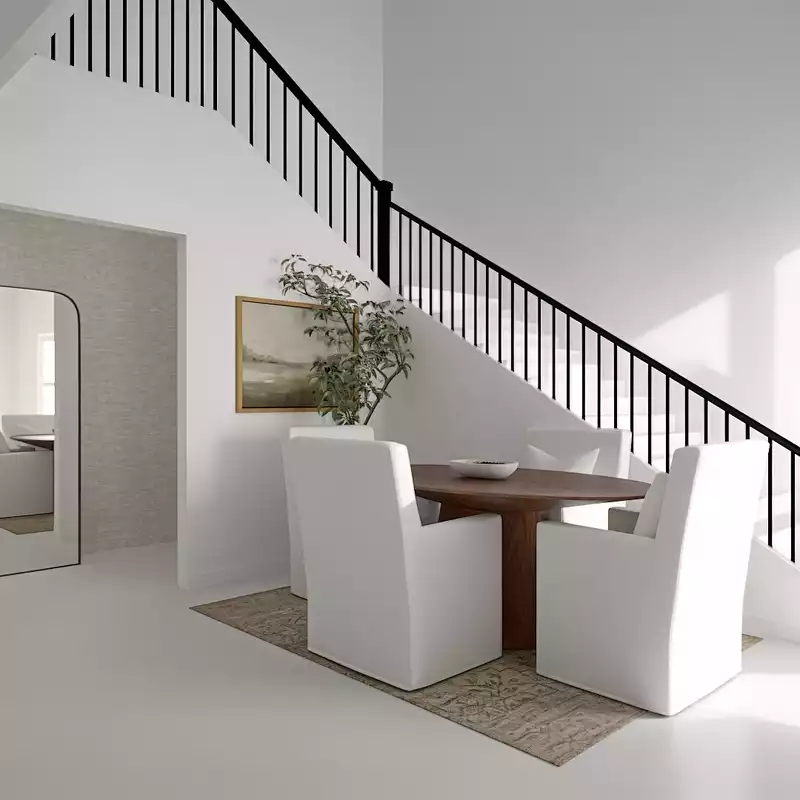 Modern, Coastal, Rustic, Transitional Dining Room Design by Havenly Interior Designer Laura