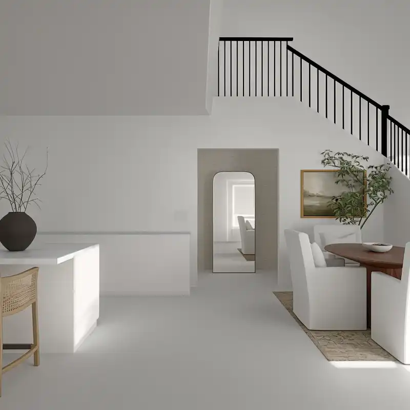 Modern, Coastal, Rustic, Transitional Dining Room Design by Havenly Interior Designer Laura