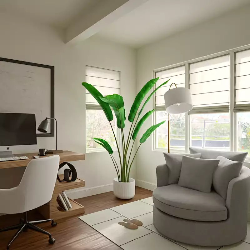 California Cool Office Design by Havenly Interior Designer Ashley