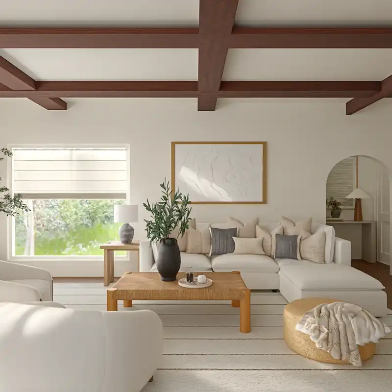California Cool Living Room Design by Havenly Interior Designer Ashley