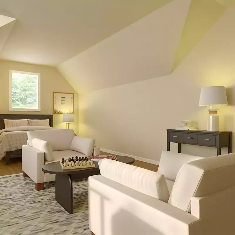Glam, New Classic Living Room Design by Havenly Interior Designer Kait
