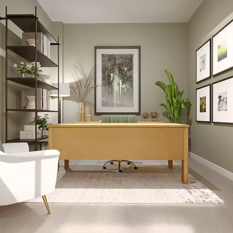 Office Design by Havenly Interior Designer Amber