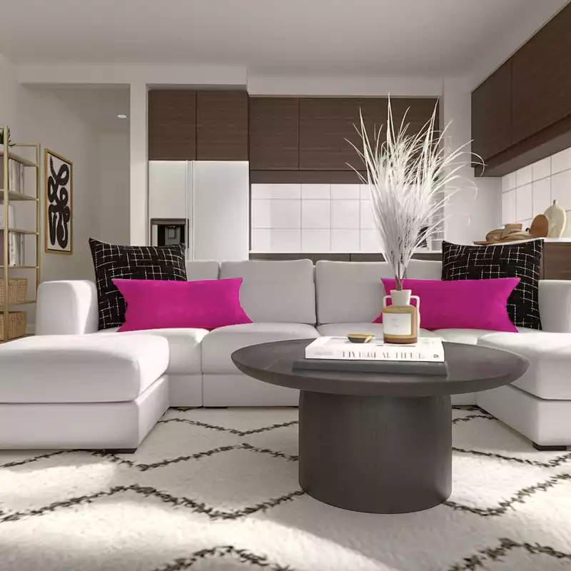 Modern, Eclectic, Traditional, Parisian Modern Living Room Design by Havenly Interior Designer Vye
