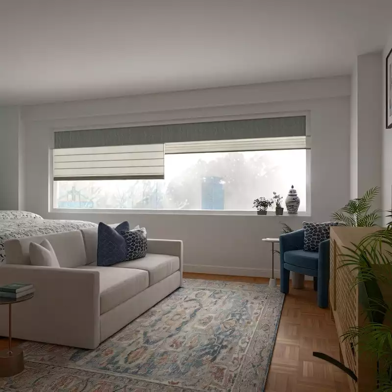 Classic, Eclectic Living Room Design by Havenly Interior Designer Barbara
