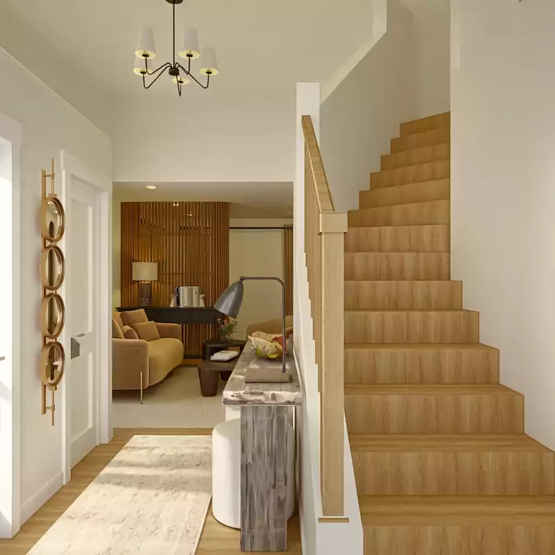Modern, Classic Entryway Design by Havenly Interior Designer Stephanie