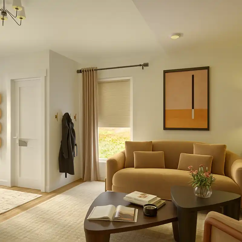 Modern, Classic Living Room Design by Havenly Interior Designer Stephanie