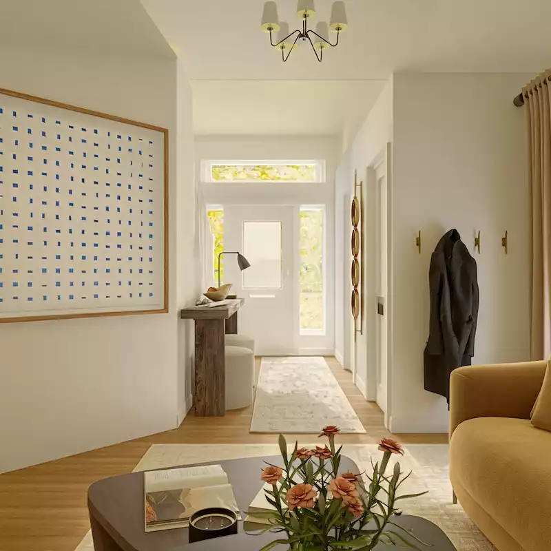 Modern, Classic Living Room Design by Havenly Interior Designer Stephanie
