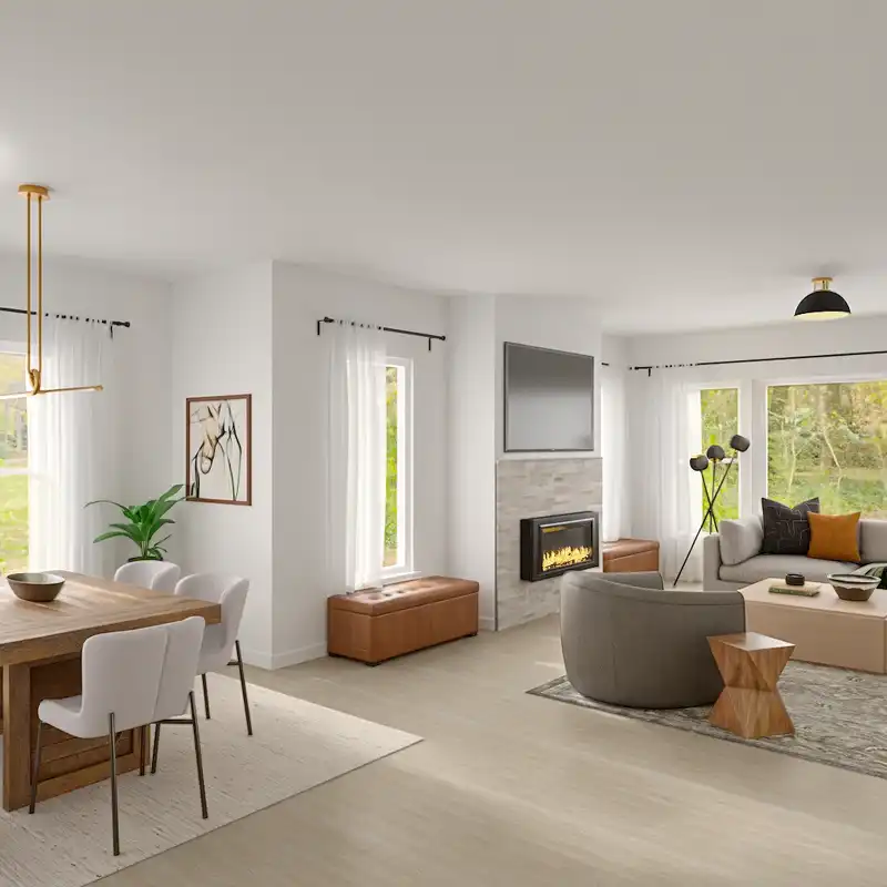 Contemporary, Inspired Modern, Organic Modern Living Room Design by Havenly Interior Designer Tommye