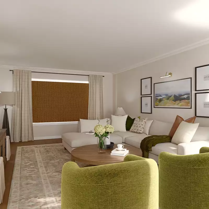 Modern, Classic, Transitional Living Room Design by Havenly Interior Designer Toussaint