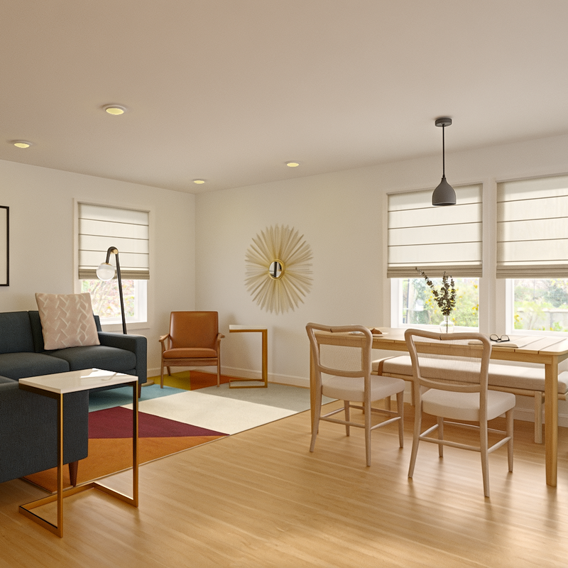 Contemporary Living Room Design by Havenly Interior Designer Rutu