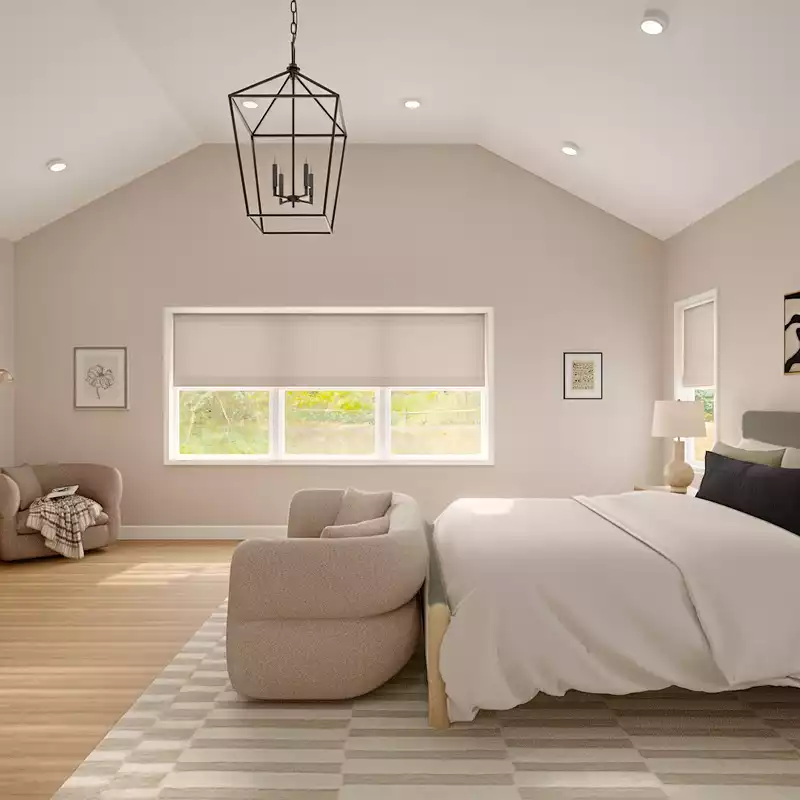Modern, Midcentury Modern, Scandinavian Bedroom Design by Havenly Interior Designer Toussaint