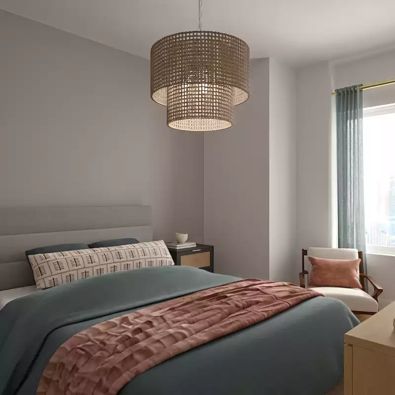 Eclectic, Midcentury Modern, Inspired Modern Bedroom Design by Havenly Interior Designer Hazel
