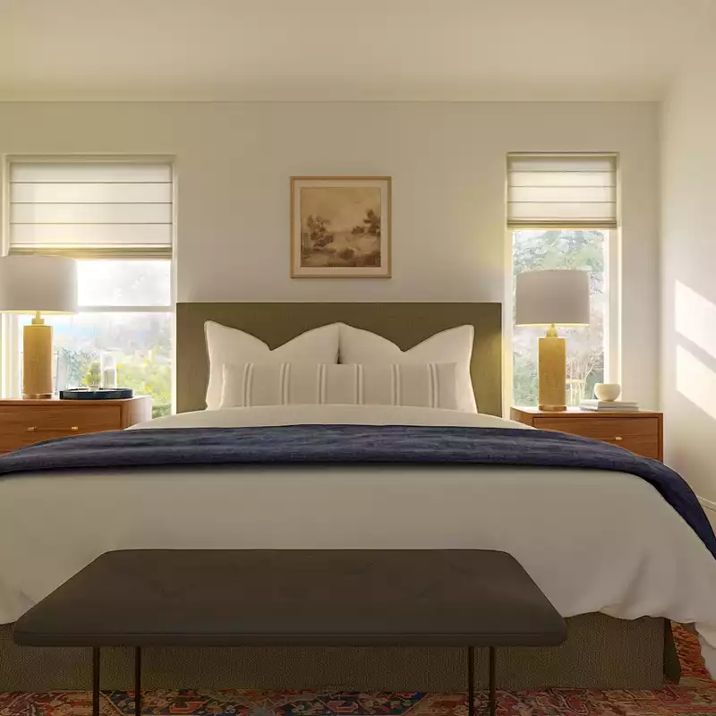Modern, Minimal, Scandinavian Bedroom Design by Havenly Interior Designer Kait