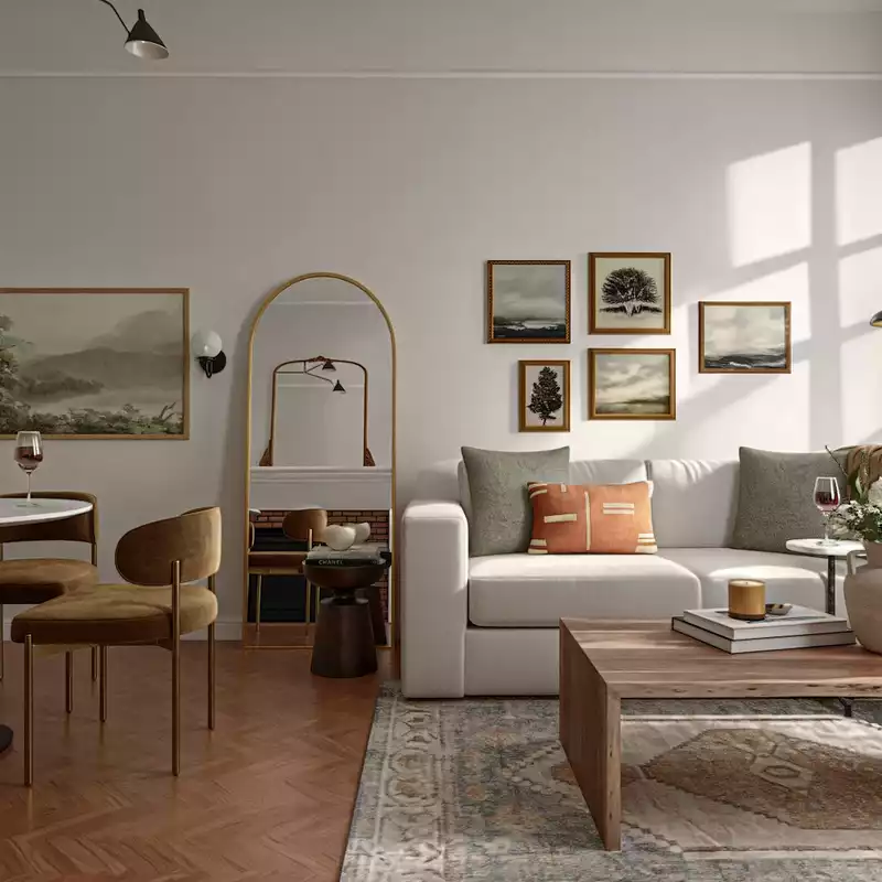Modern Living Room Design by Havenly Interior Designer Ivanna