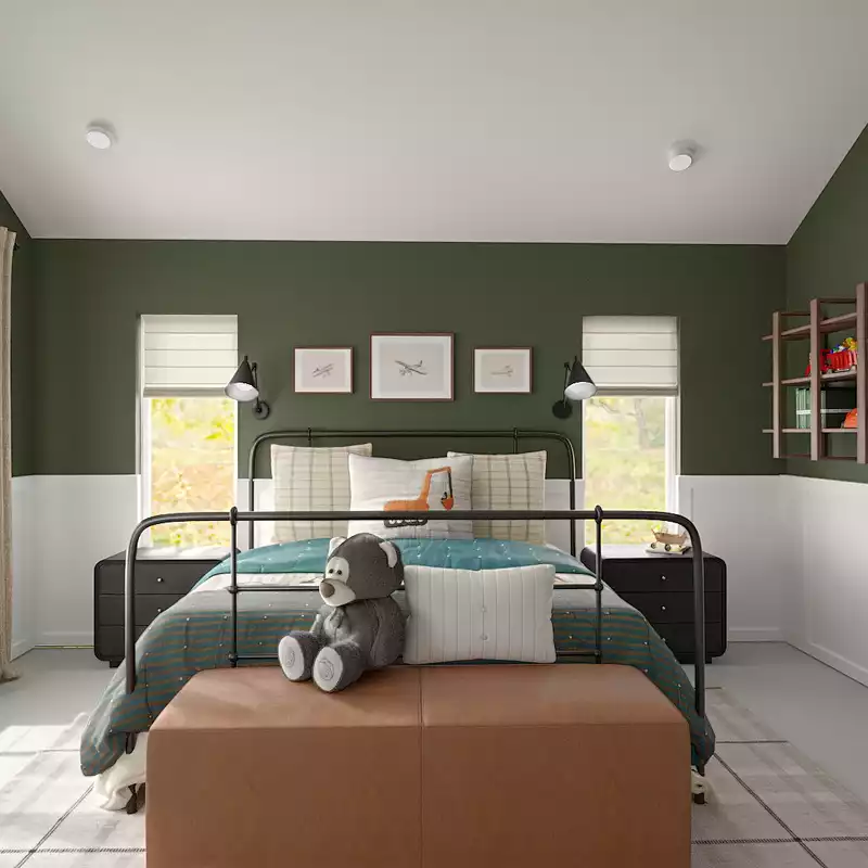Modern, Transitional Bedroom Design by Havenly Interior Designer Courtney