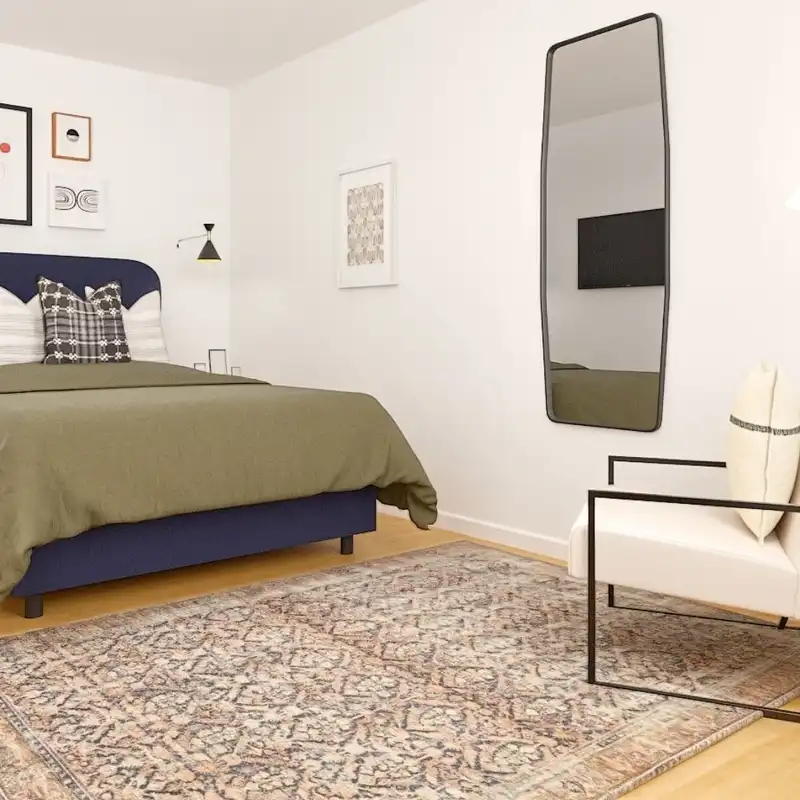 Contemporary Bedroom Design by Havenly Interior Designer Lexie