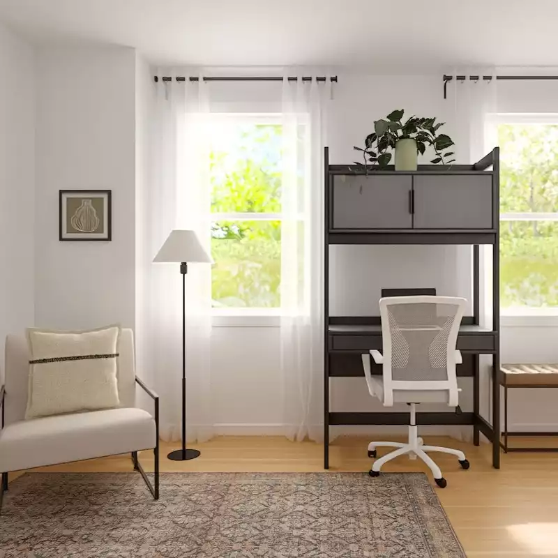 Contemporary Bedroom Design by Havenly Interior Designer Lexie