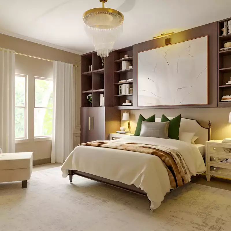Classic Contemporary, New Classic Bedroom Design by Havenly Interior Designer Sana