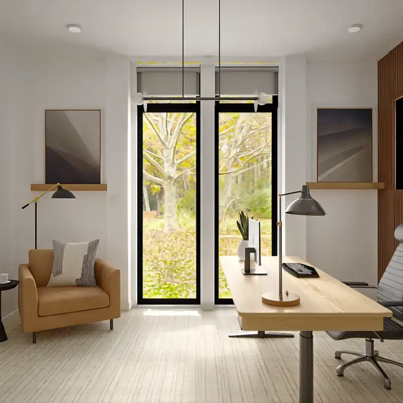 Modern Office Design by Havenly Interior Designer Courtney