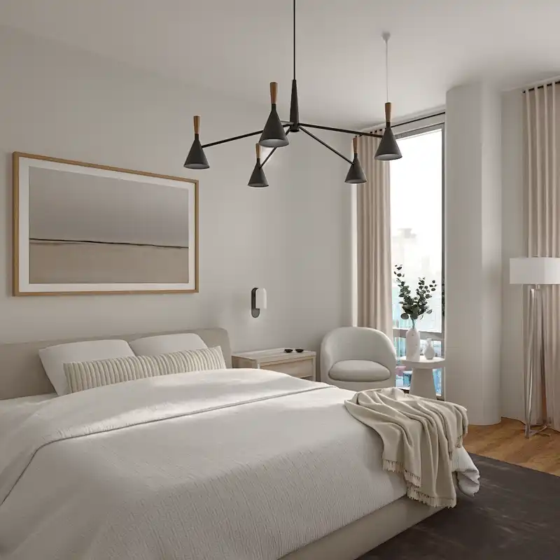 Modern, Minimal, Scandinavian Bedroom Design by Havenly Interior Designer Tess