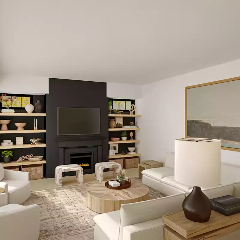 Modern Living Room Design by Havenly Interior Designer Courtney