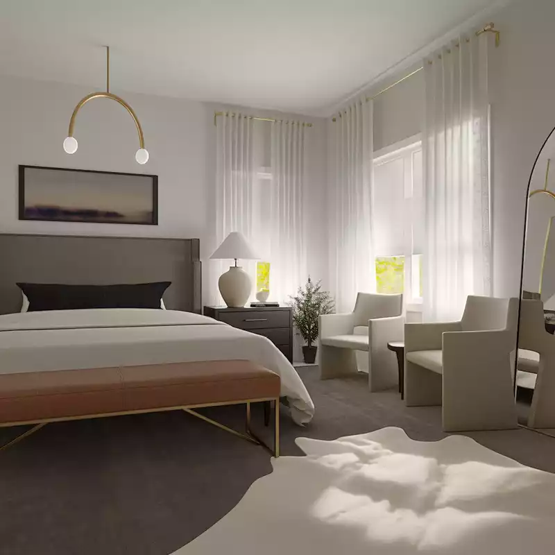 Contemporary, Modern Bedroom Design by Havenly Interior Designer Maura
