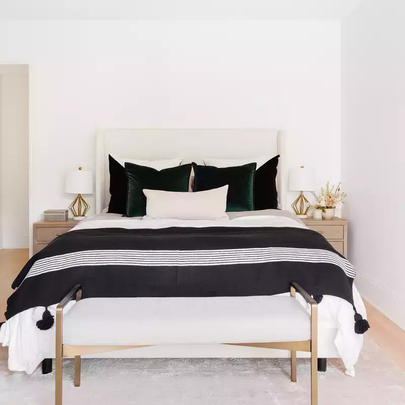 Modern, Glam Bedroom Design by Havenly Interior Designer Stacy