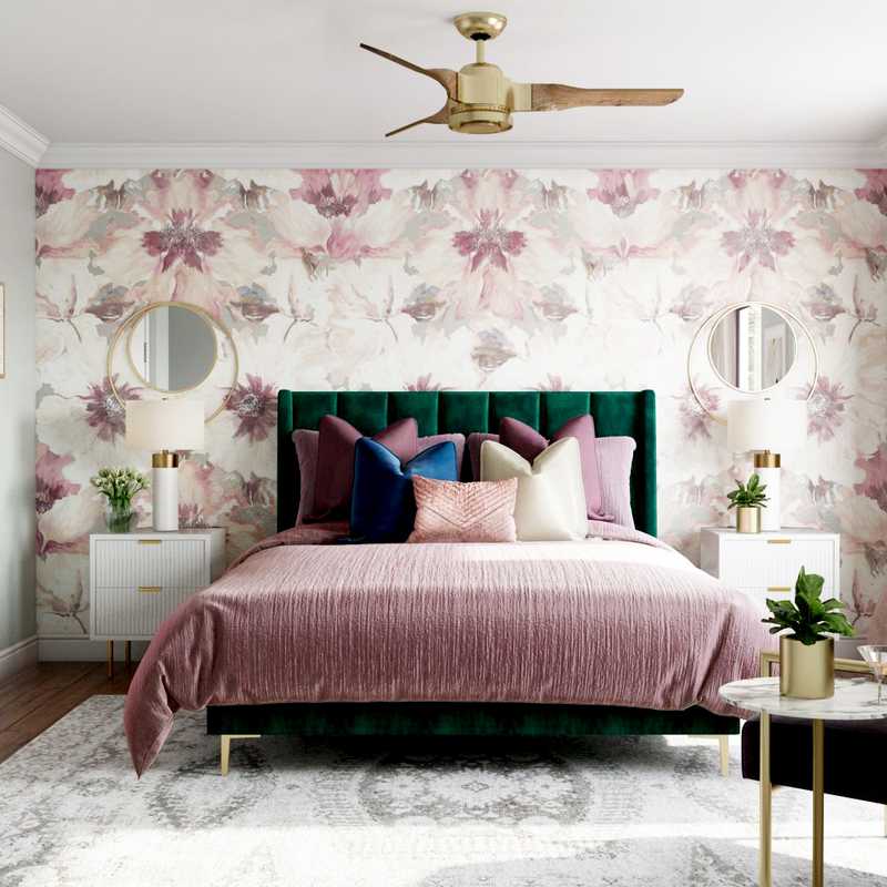 Glam Bedroom Design by Havenly Interior Designer Katerina