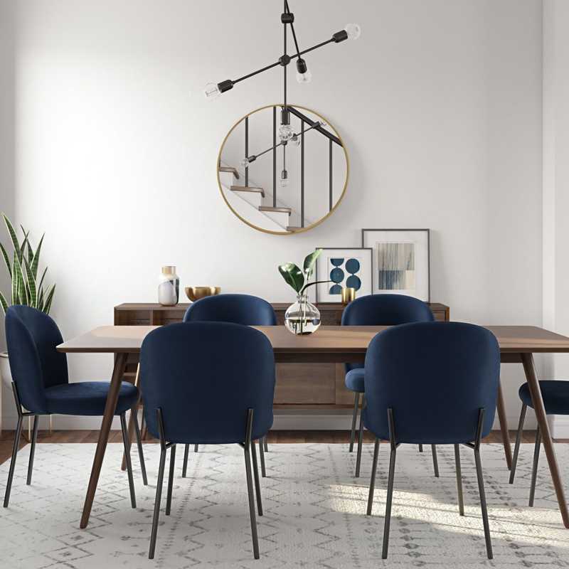 Midcentury Modern Dining Room Design by Havenly Interior Designer Allison