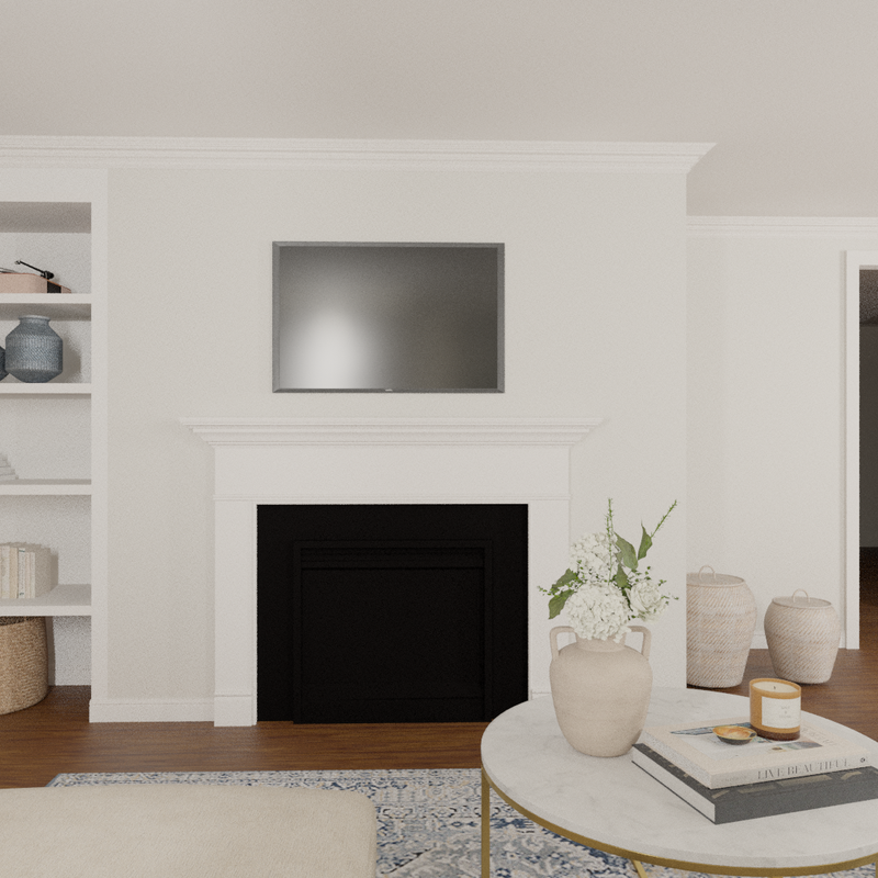 Contemporary, Classic, Transitional, Classic Contemporary Living Room Design by Havenly Interior Designer Colleen
