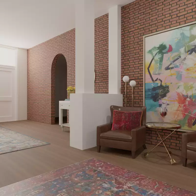 Eclectic Living Room Design by Havenly Interior Designer Maura