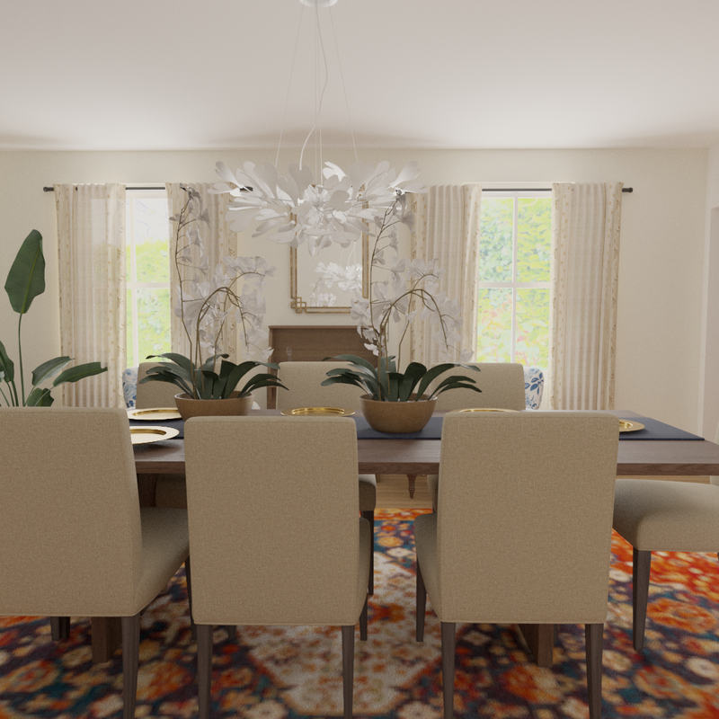 Contemporary, Modern, Classic, Traditional, Global Living Room Design by Havenly Interior Designer Danielle