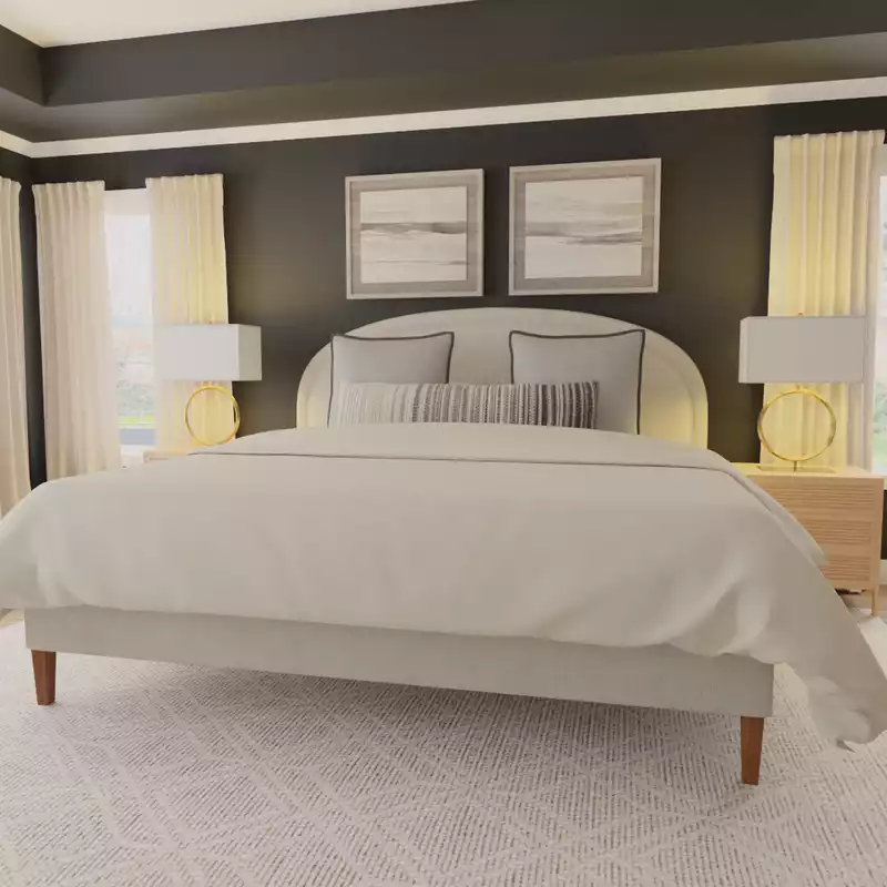 Modern, Organic Modern Bedroom Design by Havenly Interior Designer Danielle