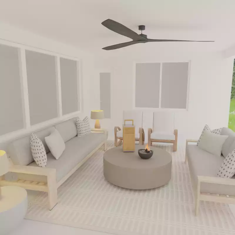 Modern, Eclectic, Bohemian, Organic Modern Outdoor Space Design by Havenly Interior Designer Danielle