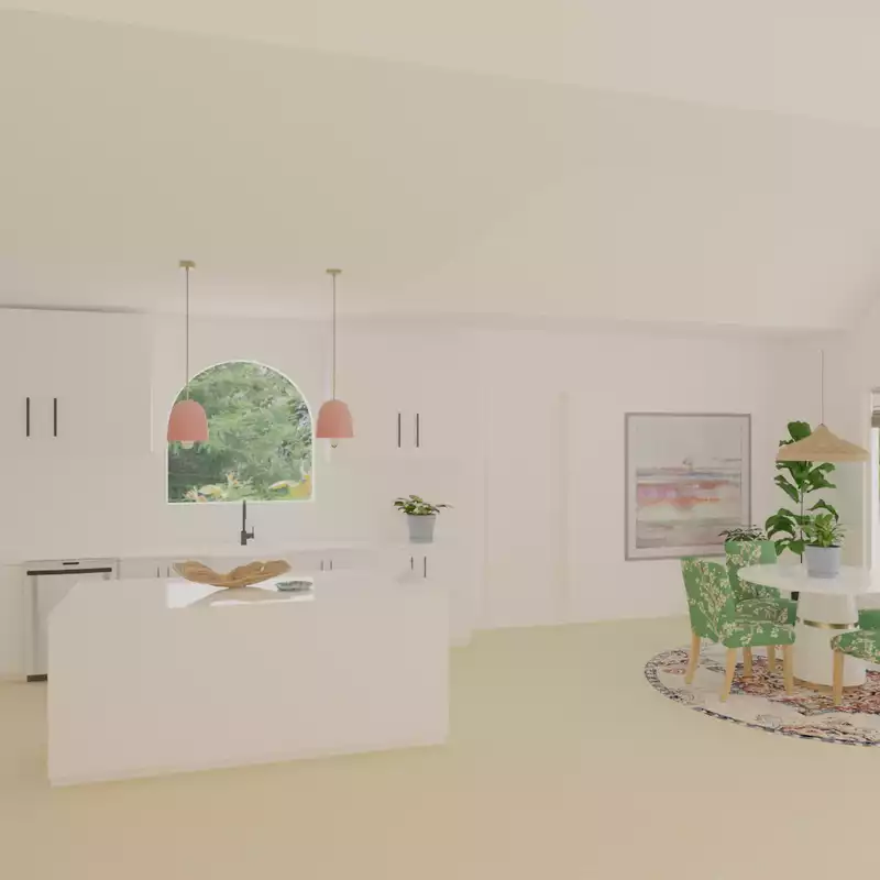 Modern, Eclectic, Artful Eclectic Kitchen Design by Havenly Interior Designer Danielle