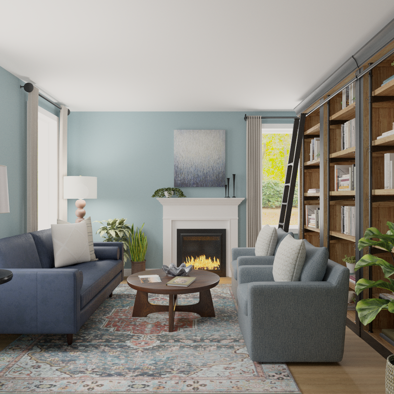 Reading Room Design by Havenly Interior Designer Cait
