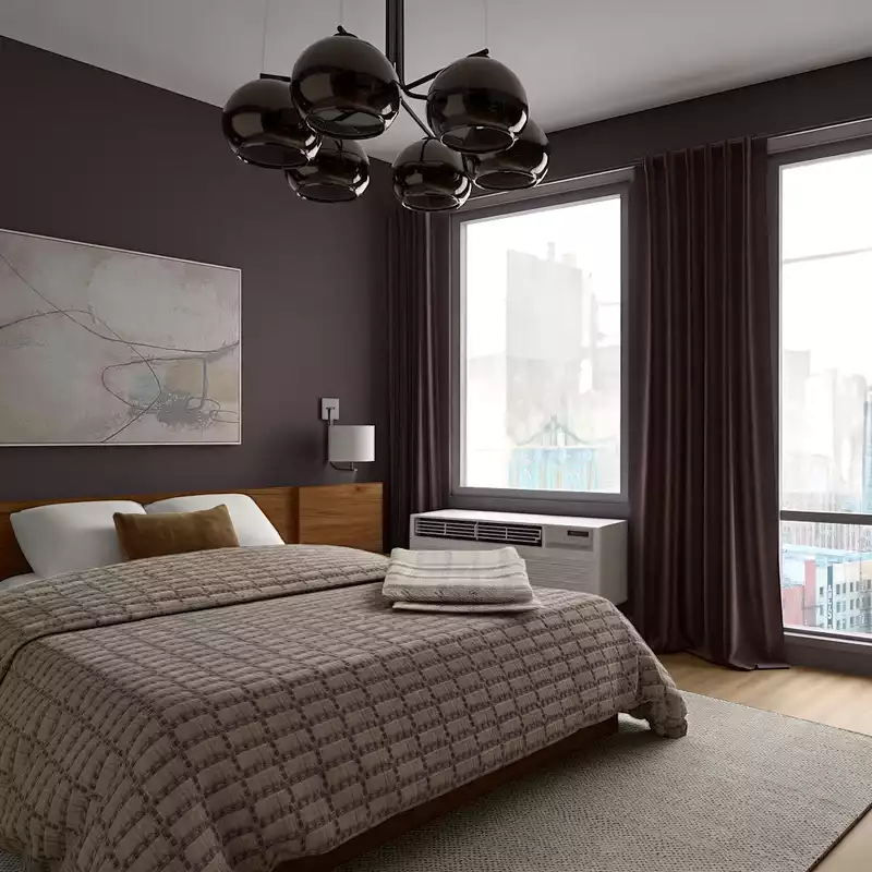Modern, Minimal, Contemporary Luxe Bedroom Design by Havenly Interior Designer Tess