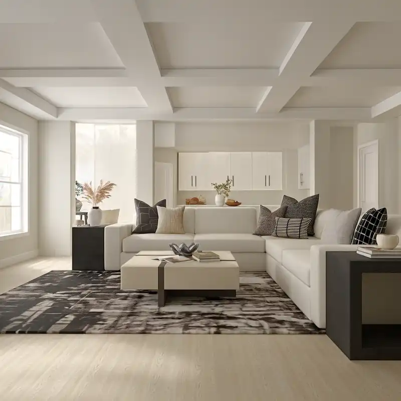 Contemporary, Modern Living Room Design by Havenly Interior Designer Alyssa