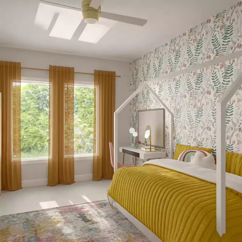 Classic, Artful Eclectic Bedroom Design by Havenly Interior Designer Danielle