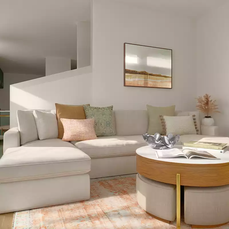 Classic, Transitional, Traditional Charm Living Room Design by Havenly Interior Designer Alyssa