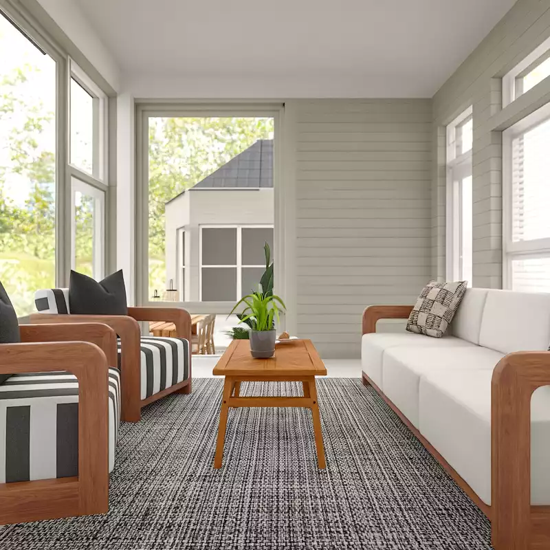 Transitional, Organic Modern, New Classic Outdoor Space Design by Havenly Interior Designer Marisa