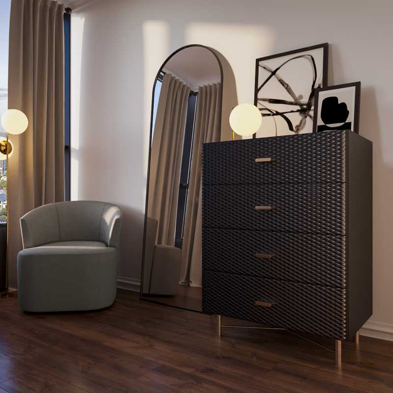 Modern, Minimal Bedroom Design by Havenly Interior Designer Jennifer