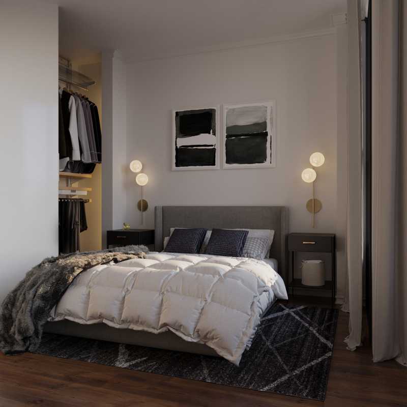 Modern, Minimal Bedroom Design by Havenly Interior Designer Jennifer