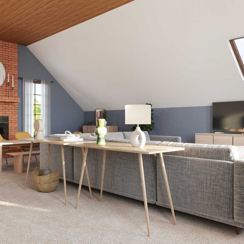 Global, Scandinavian Living Room Design by Havenly Interior Designer Danahe