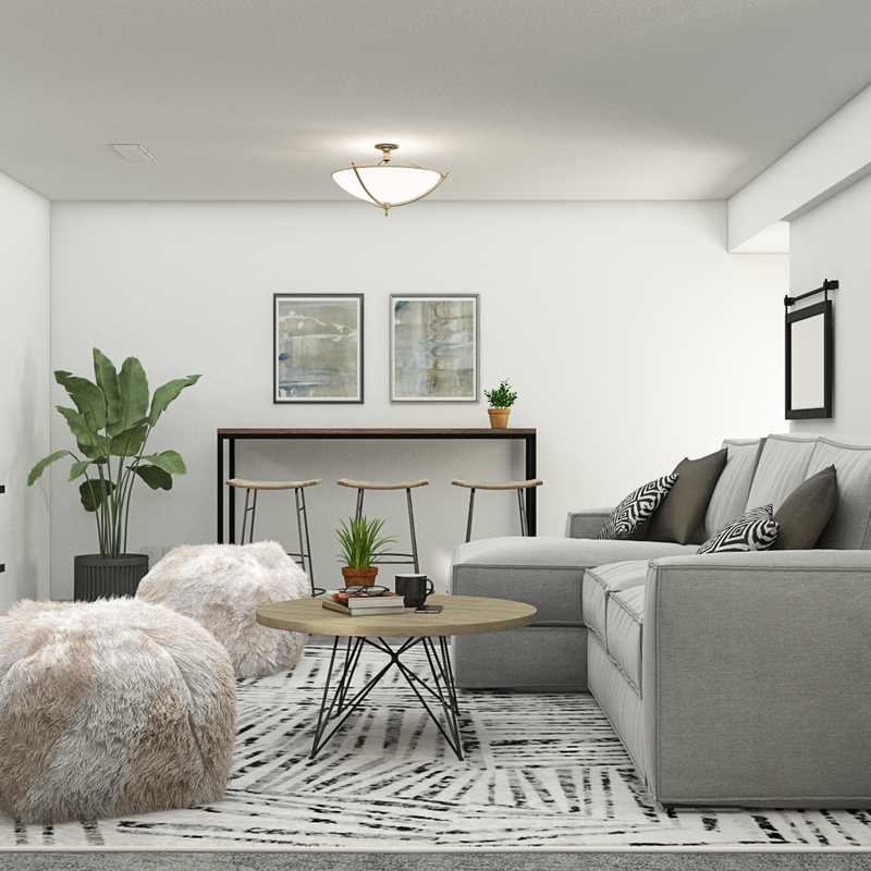 Scandinavian Living Room Design by Havenly Interior Designer Gonzalo