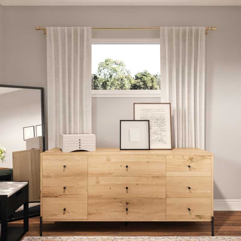 Farmhouse, Rustic Bedroom Design by Havenly Interior Designer Mariel