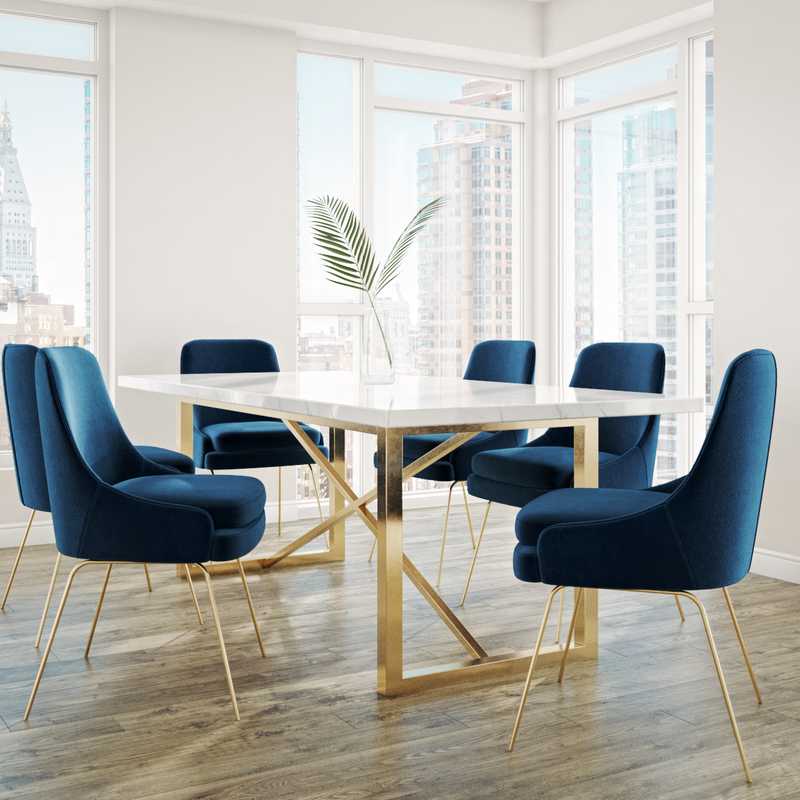 Modern, Glam Living Room Design by Havenly Interior Designer Lindsey