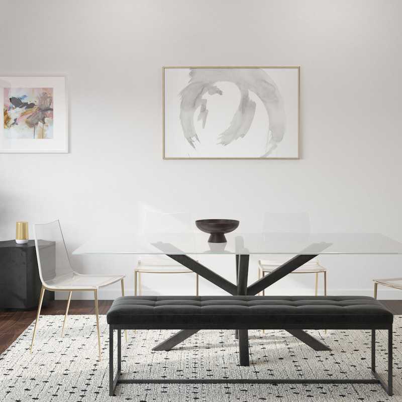 Modern, Classic, Coastal, Industrial Living Room Design by Havenly Interior Designer Carla