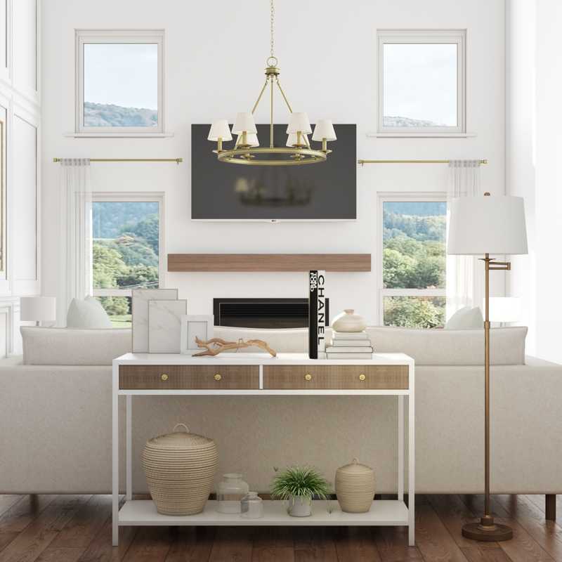 Classic, Coastal Living Room Design by Havenly Interior Designer Arissa